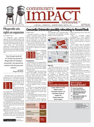 Round Rock cover — November 2005
