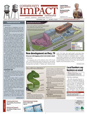 Round Rock cover — November 2008