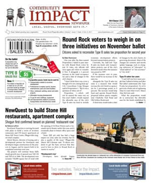 Round Rock cover — September 2011