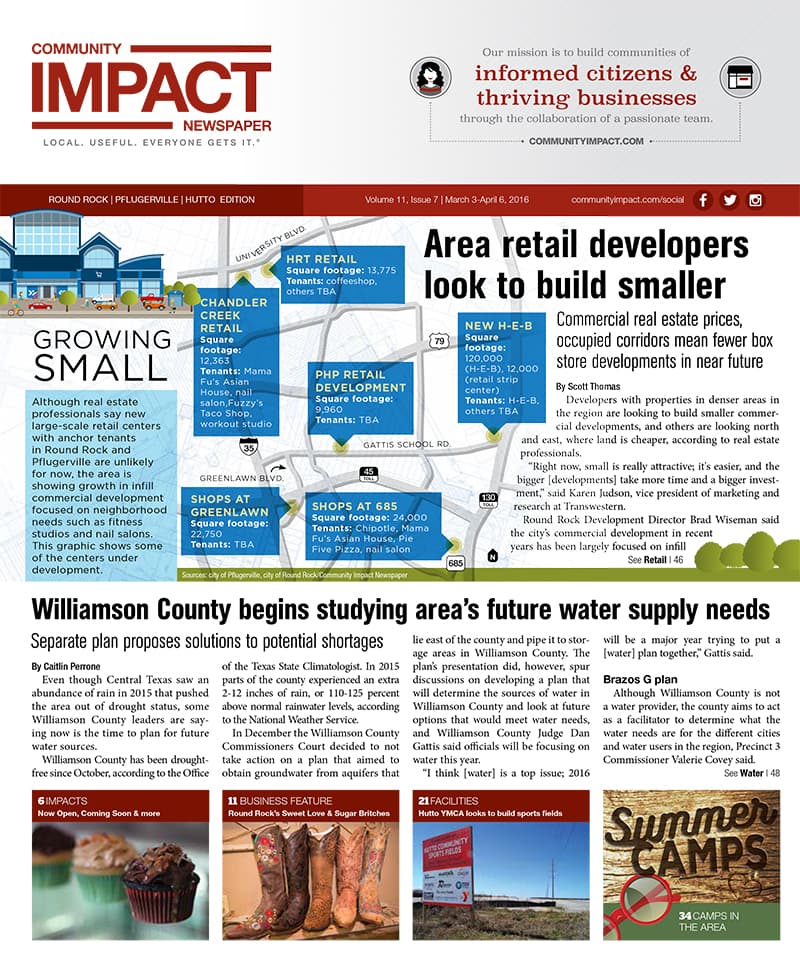 Round Rock cover — March 2016
