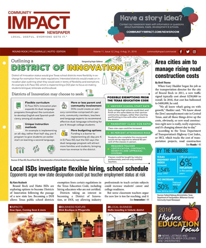 Round Rock cover — August 2016