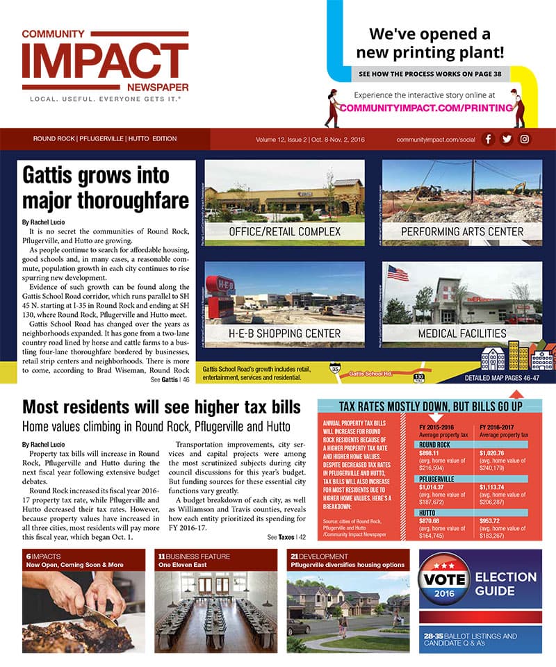 Round Rock cover — October 2016