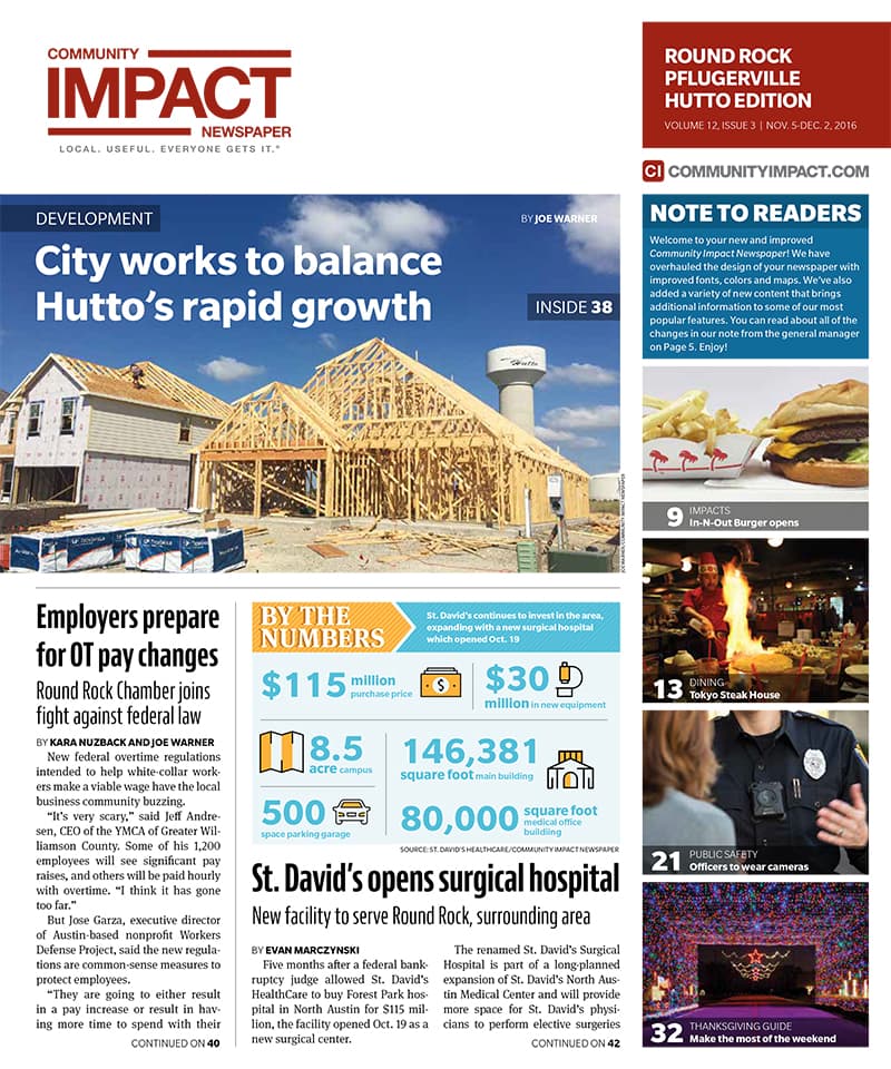 Round Rock cover — November 2016