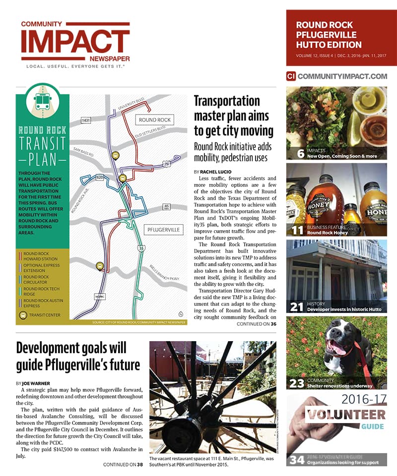 Round Rock cover — December 2016