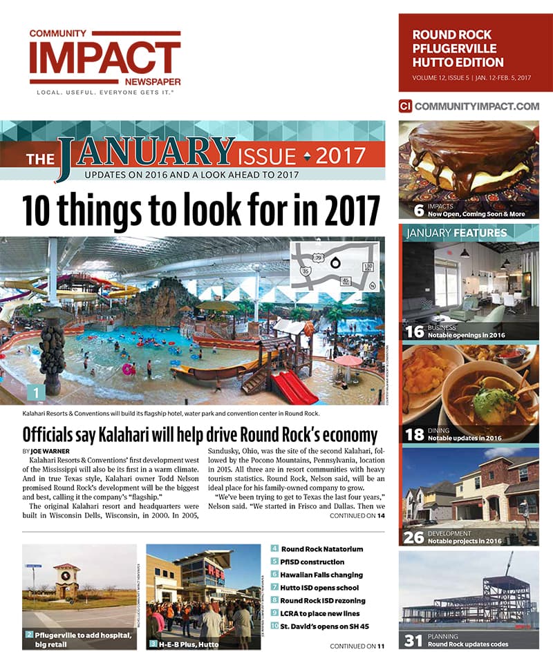 Round Rock cover — January 2017
