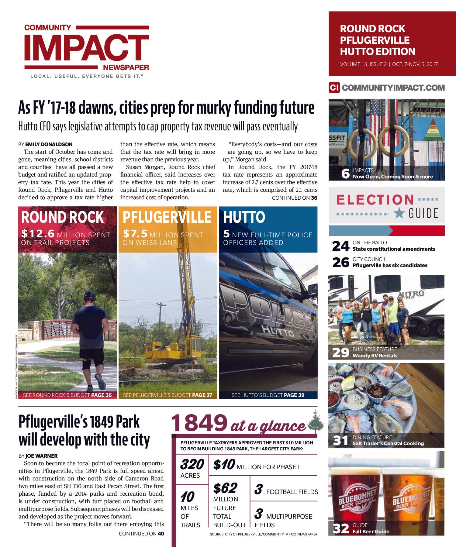 Round Rock cover — October 2017