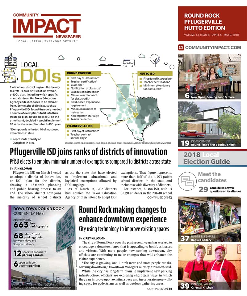 Round Rock cover — April 2018