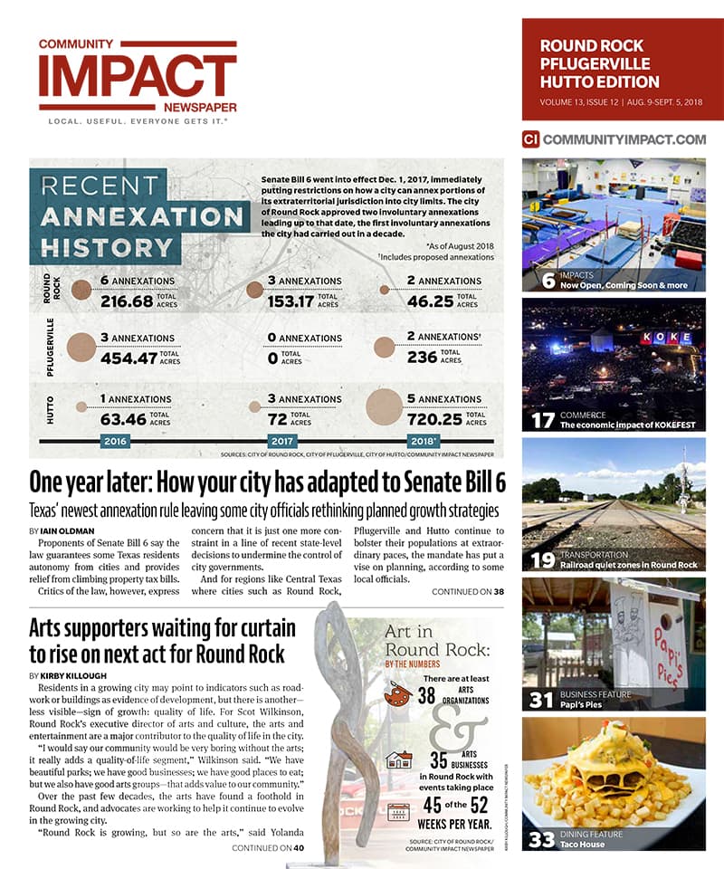 Round Rock cover — August 2018