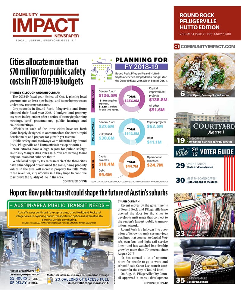 Round Rock cover — October 2018