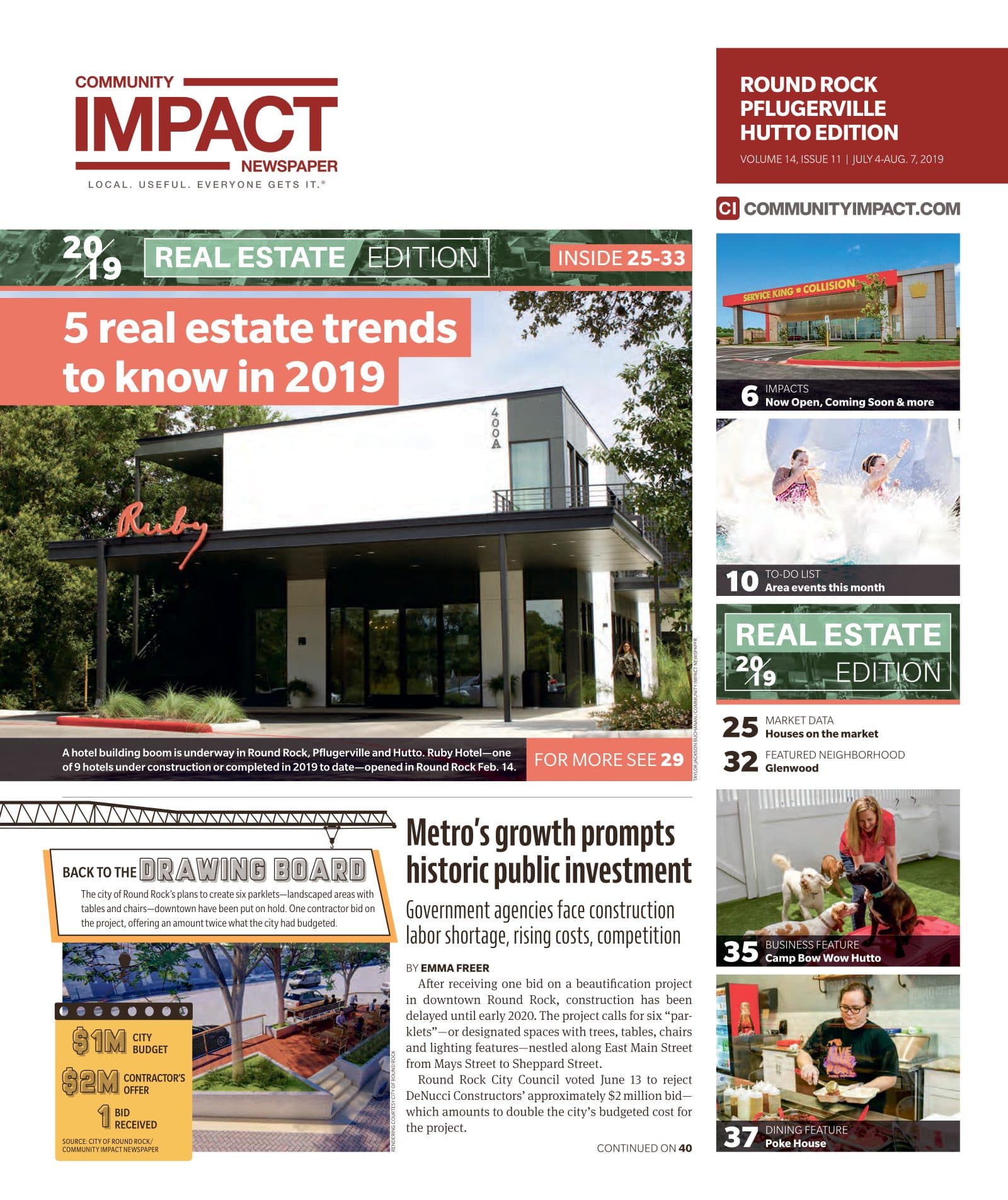 Round Rock cover — July 2019