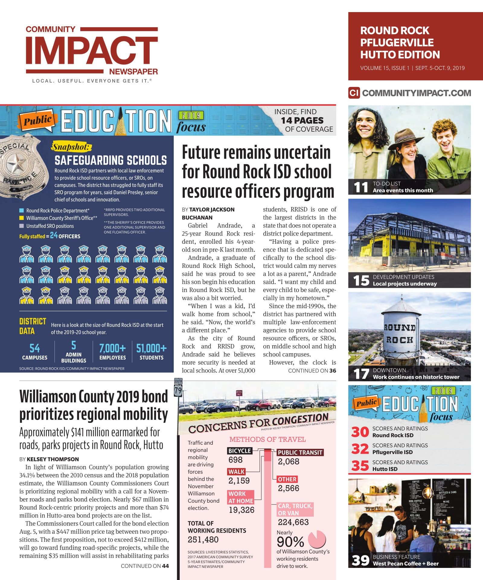 Round Rock cover — September 2019