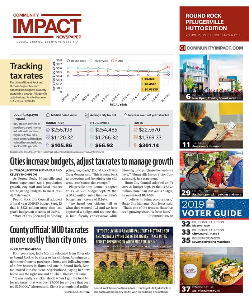 Round Rock cover — October 2019