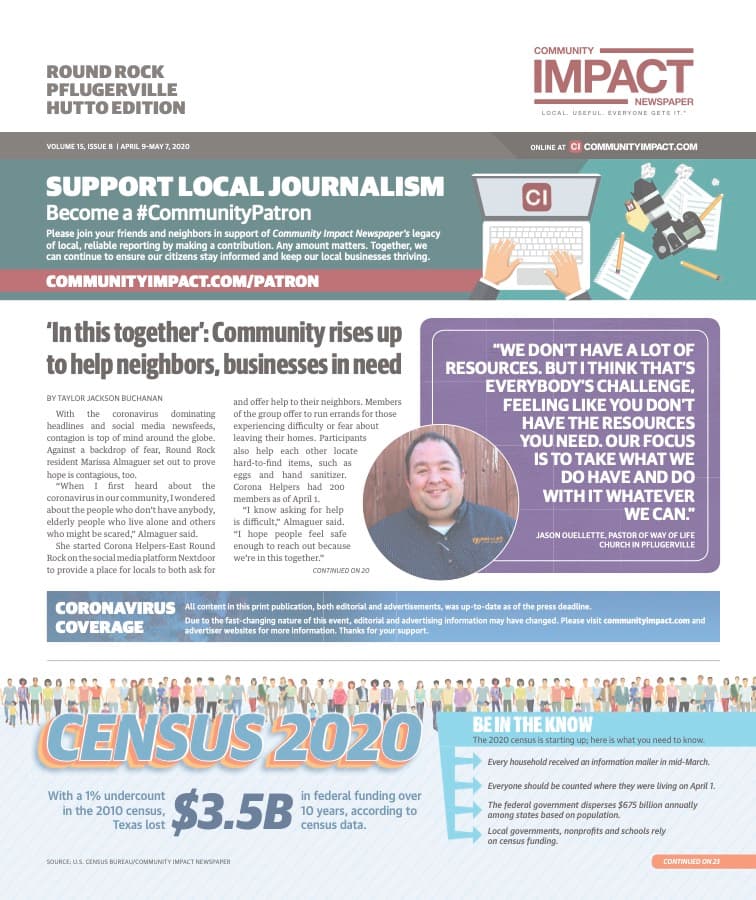 Round Rock cover — April 2020