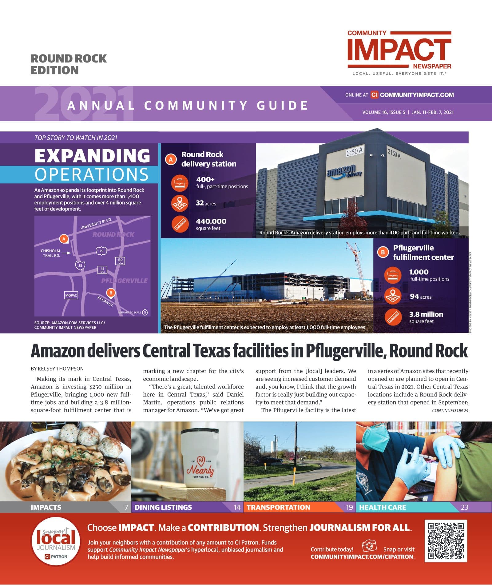 Round Rock cover — January 2021