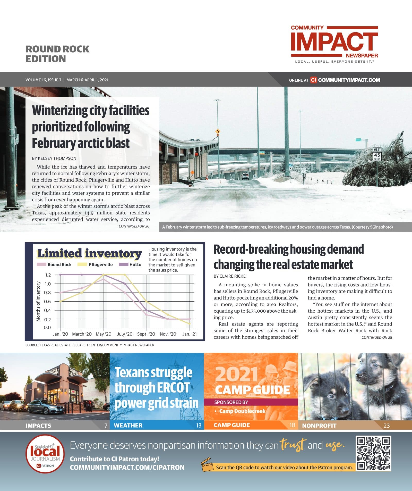 Round Rock cover — March 2021