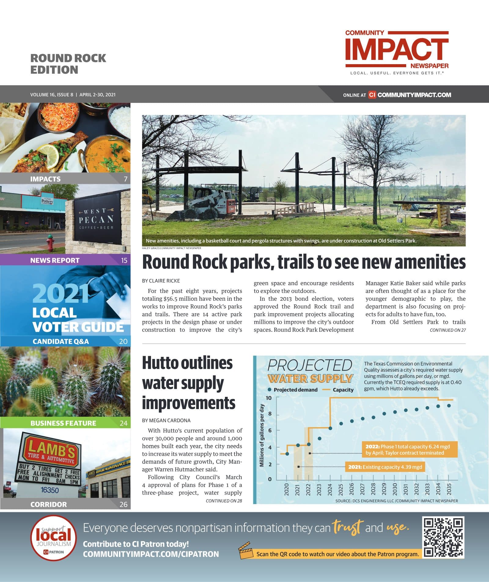 Round Rock cover — April 2021