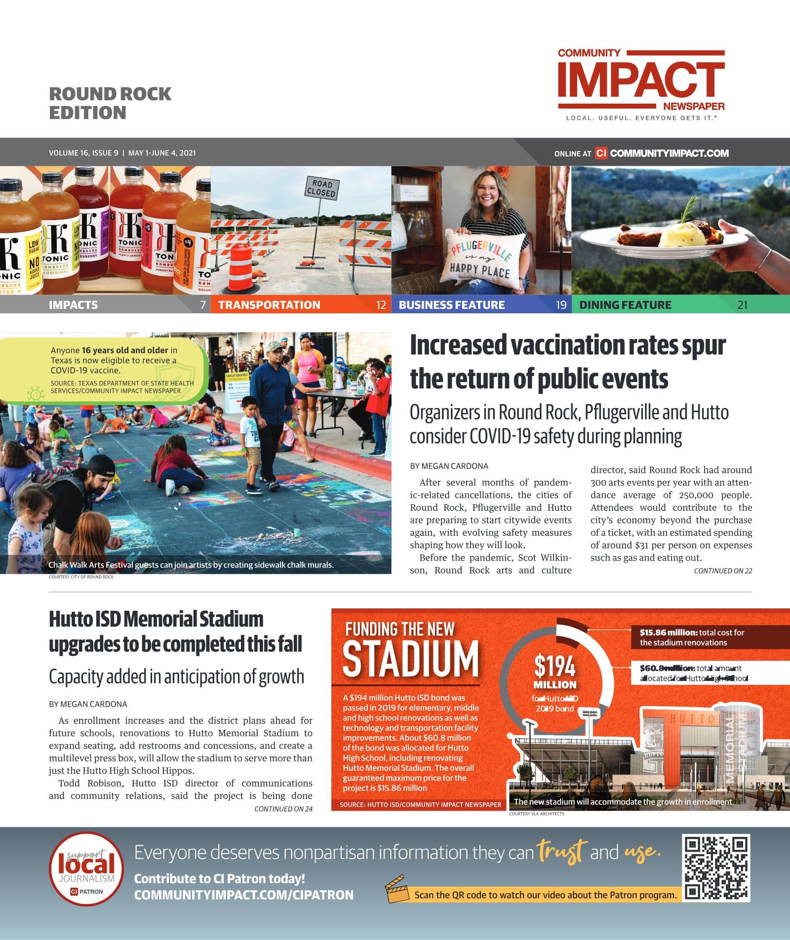 Round Rock cover — May 2021