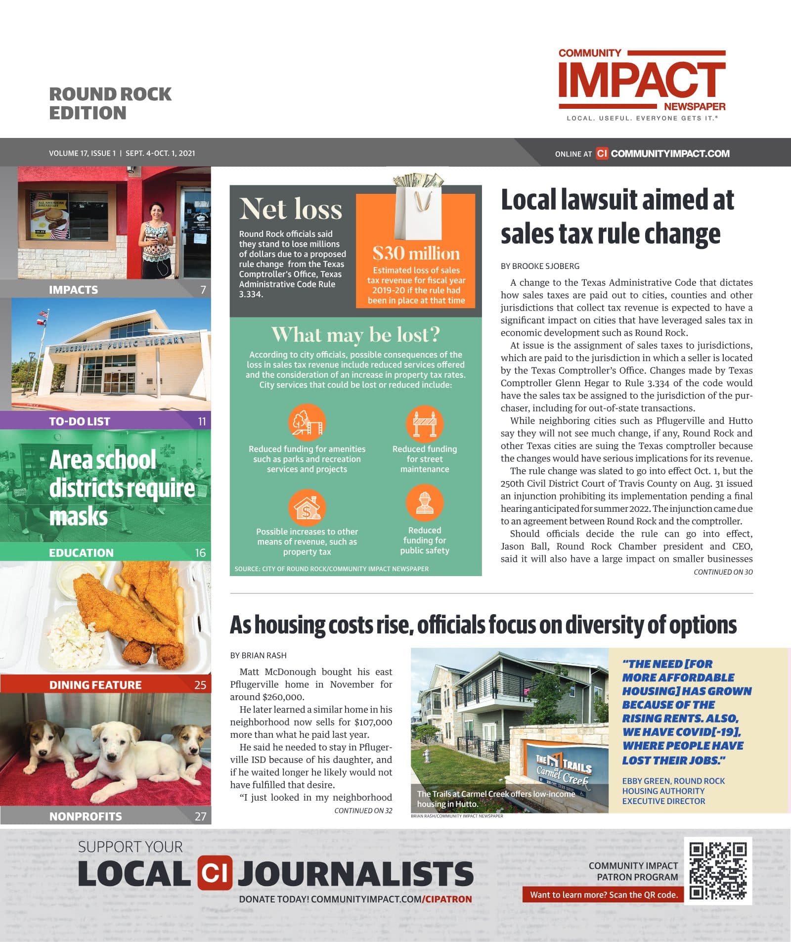 Round Rock cover — September 2021