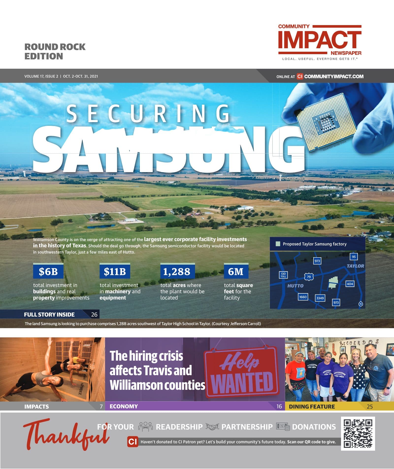 Round Rock cover — October 2021