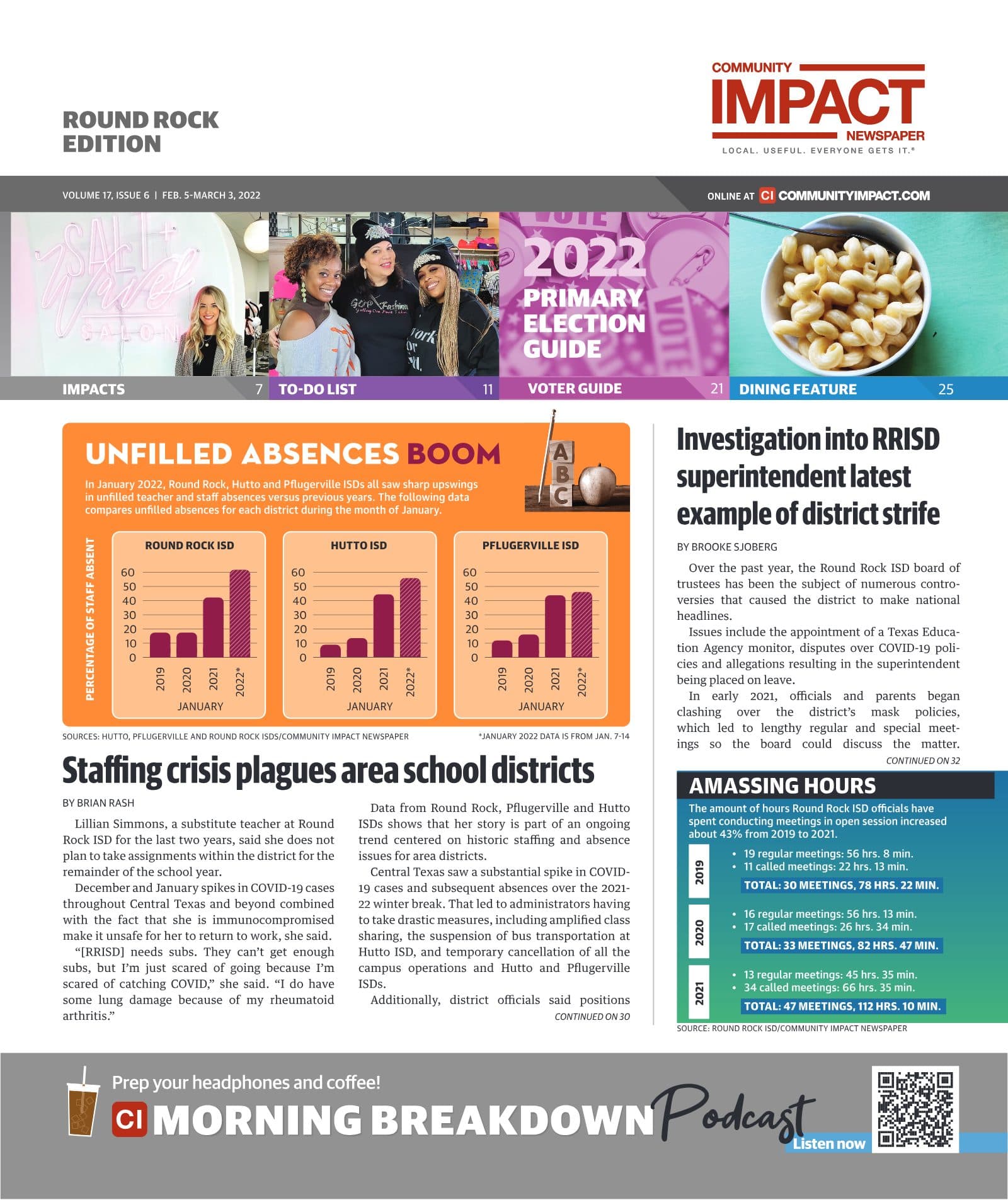Round Rock cover — February 2022