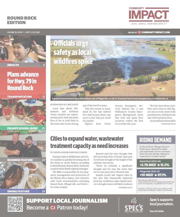 Round Rock cover — September 2022
