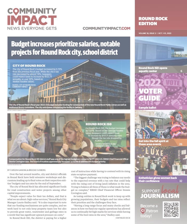 Round Rock cover — October 2022
