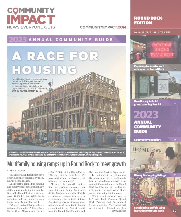 Round Rock cover — January 2023