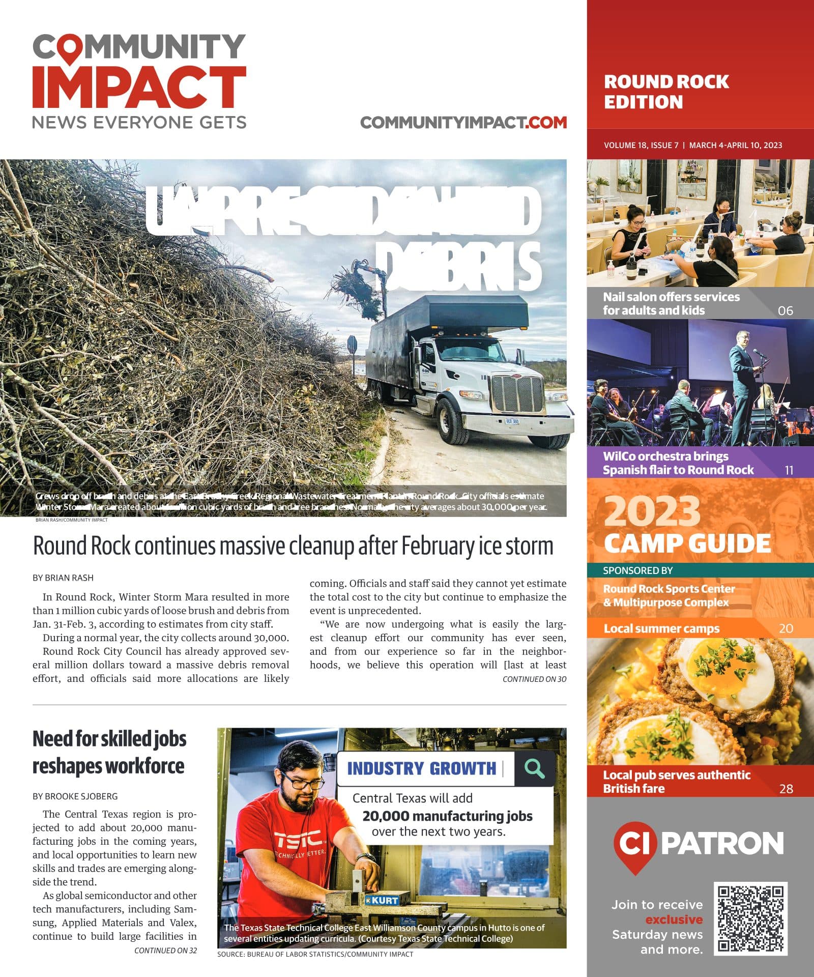 Round Rock cover — March 2023