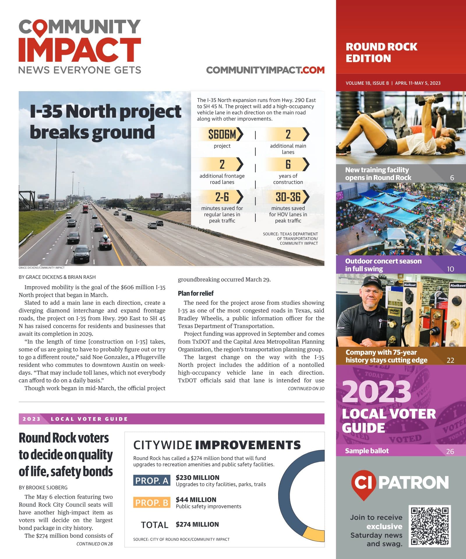 Round Rock cover — April 2023