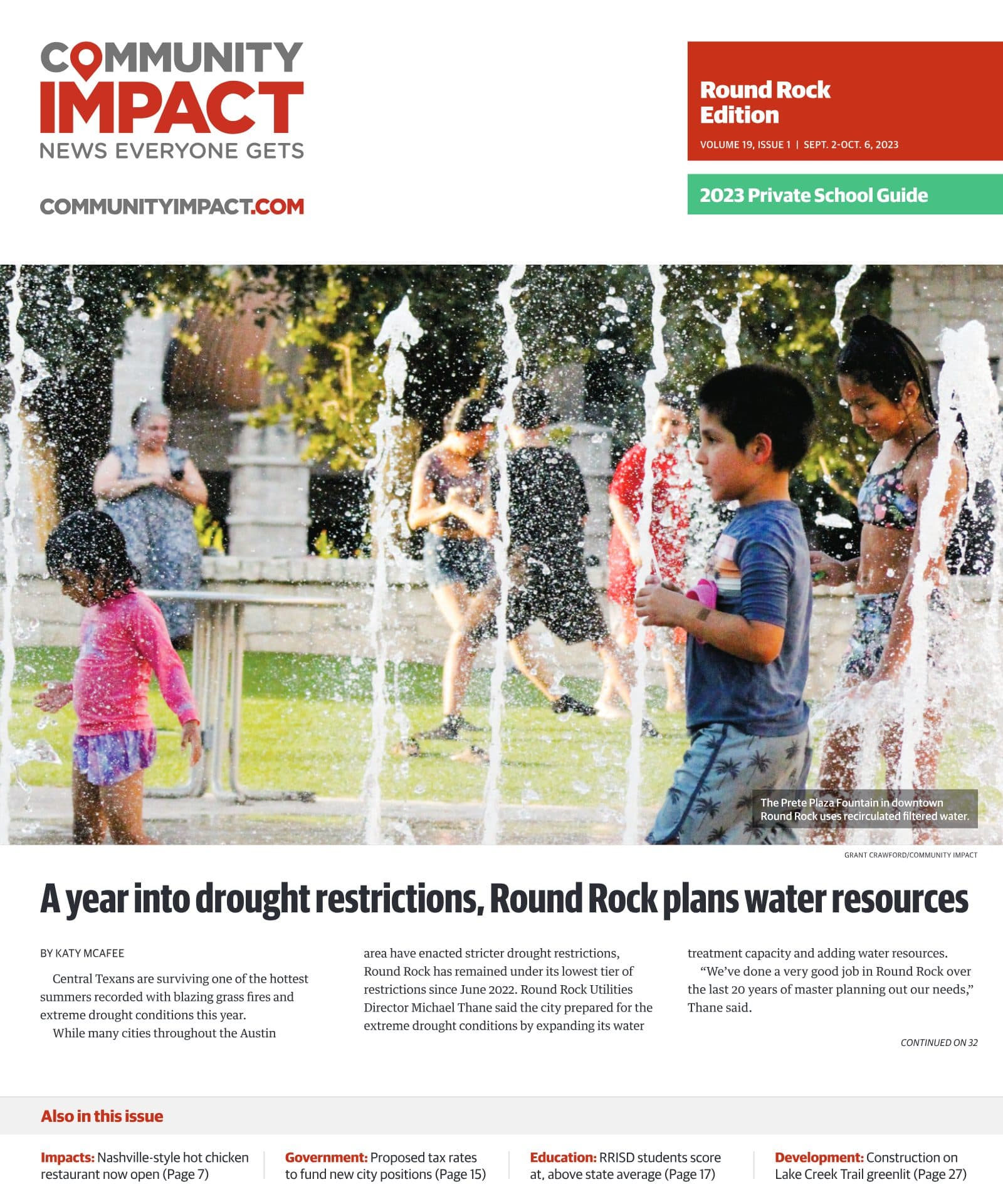 Round Rock cover — September 2023