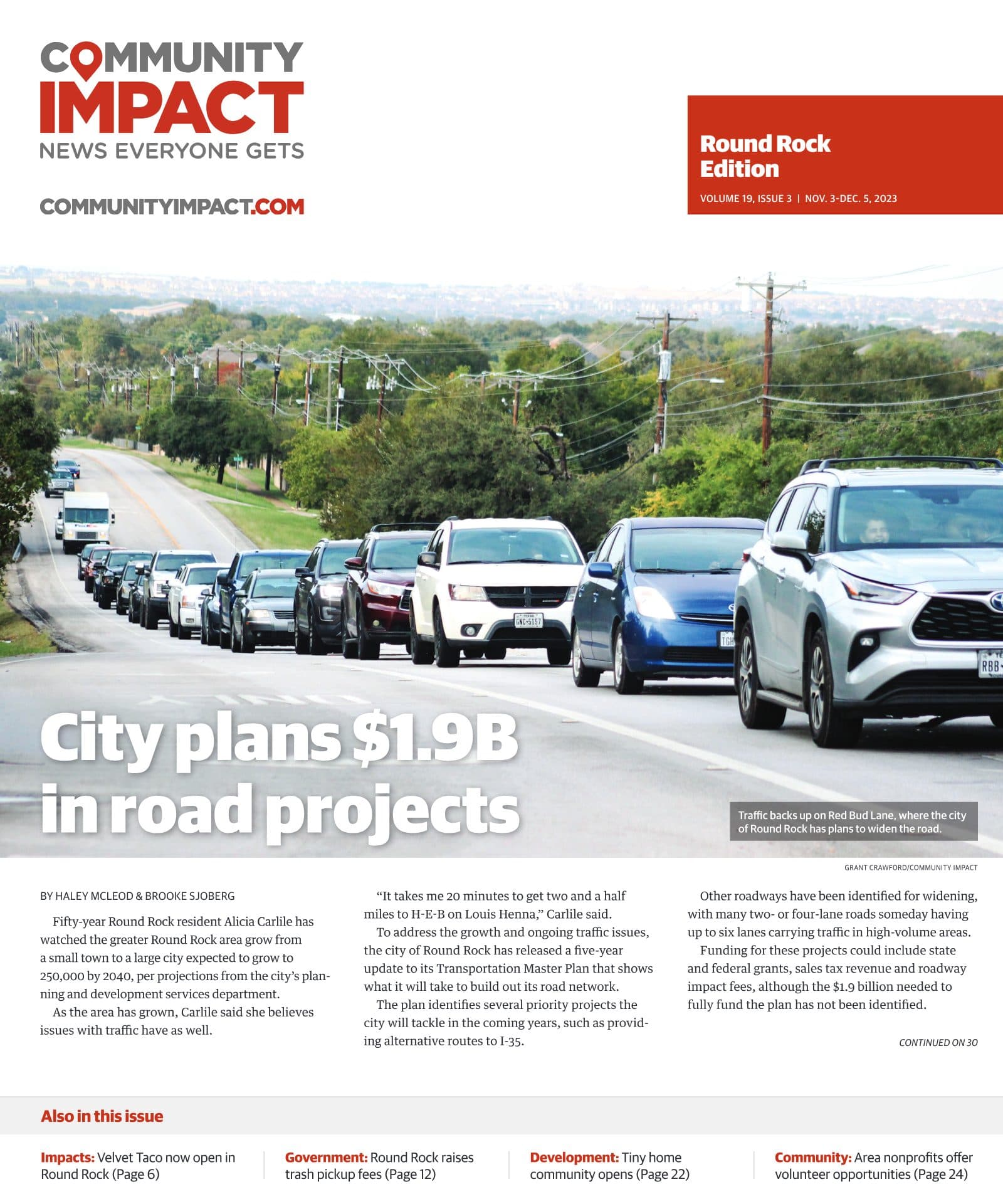Round Rock cover — November 2023