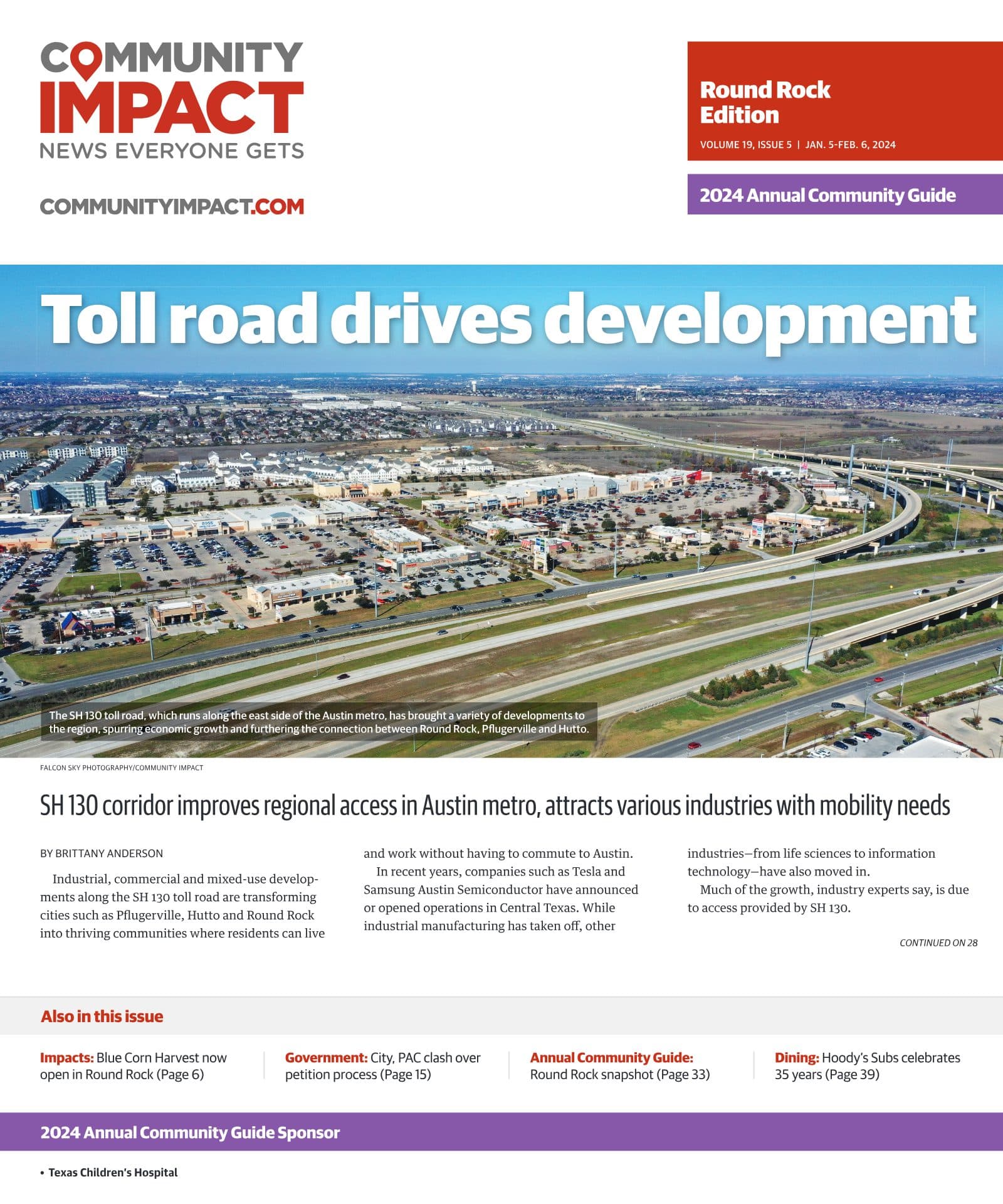 Round Rock cover — January 2024