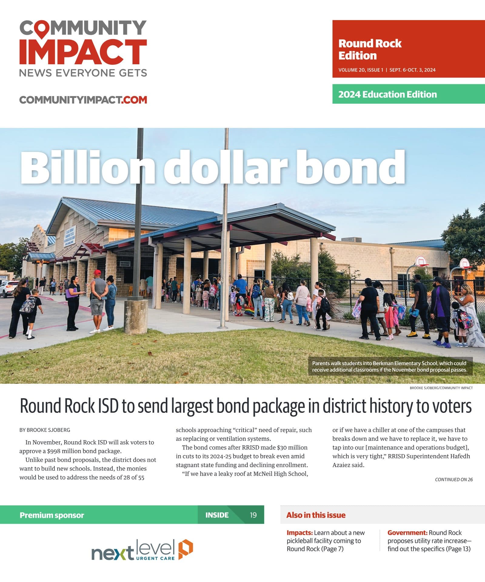 Round Rock cover — September 2024