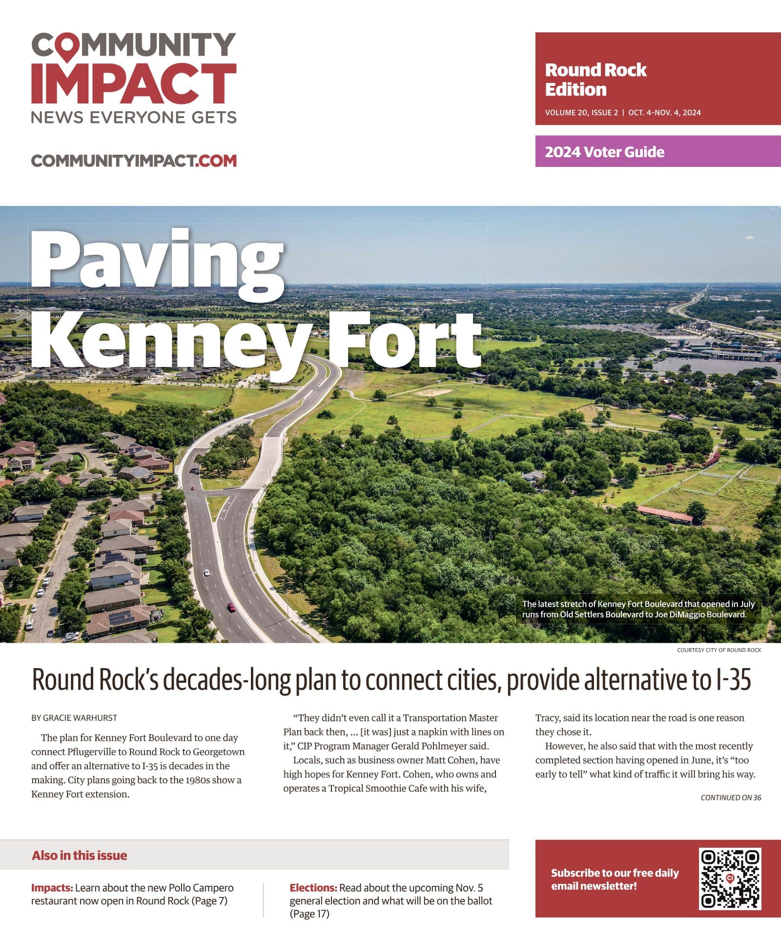 Round Rock cover — October 2024