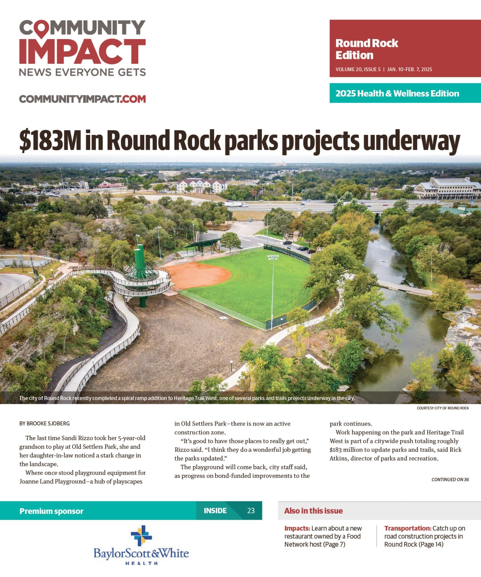 Round Rock cover — January 2025