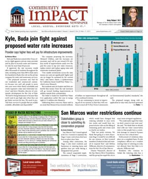 San Marcos - Buda - Kyle cover — October 2011