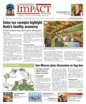 San Marcos - Buda - Kyle cover — December 2011