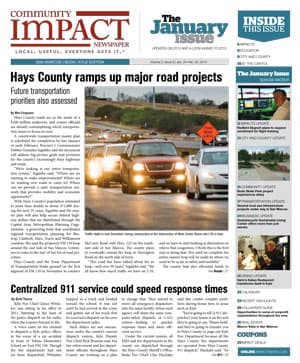 San Marcos - Buda - Kyle cover — January 2013