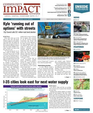 San Marcos - Buda - Kyle cover — February 2013