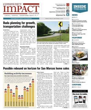 San Marcos - Buda - Kyle cover — April 2013