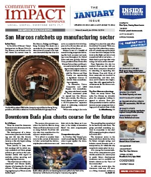 San Marcos - Buda - Kyle cover — January 2014