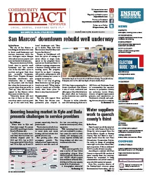 San Marcos - Buda - Kyle cover — February 2014