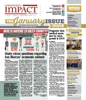San Marcos - Buda - Kyle cover — January 2015