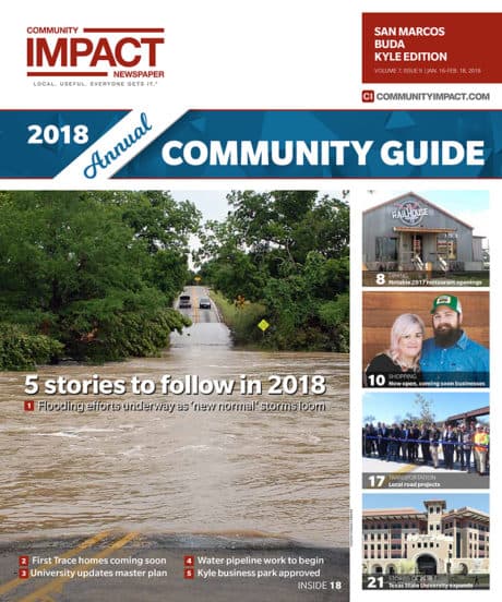 San Marcos - Buda - Kyle cover — January 2018