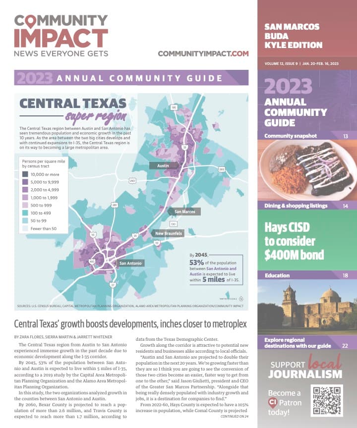 San Marcos - Buda - Kyle cover — January 2023