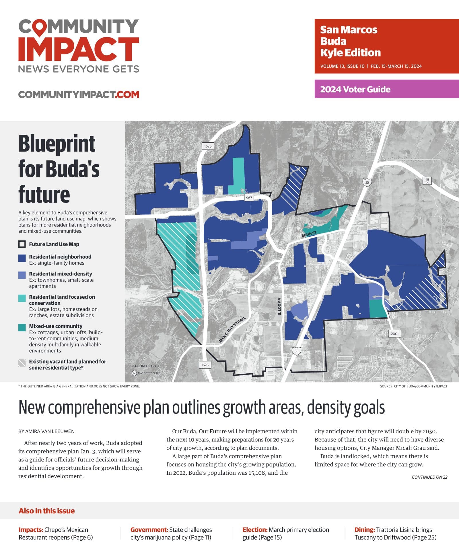 San Marcos - Buda - Kyle cover — February 2024