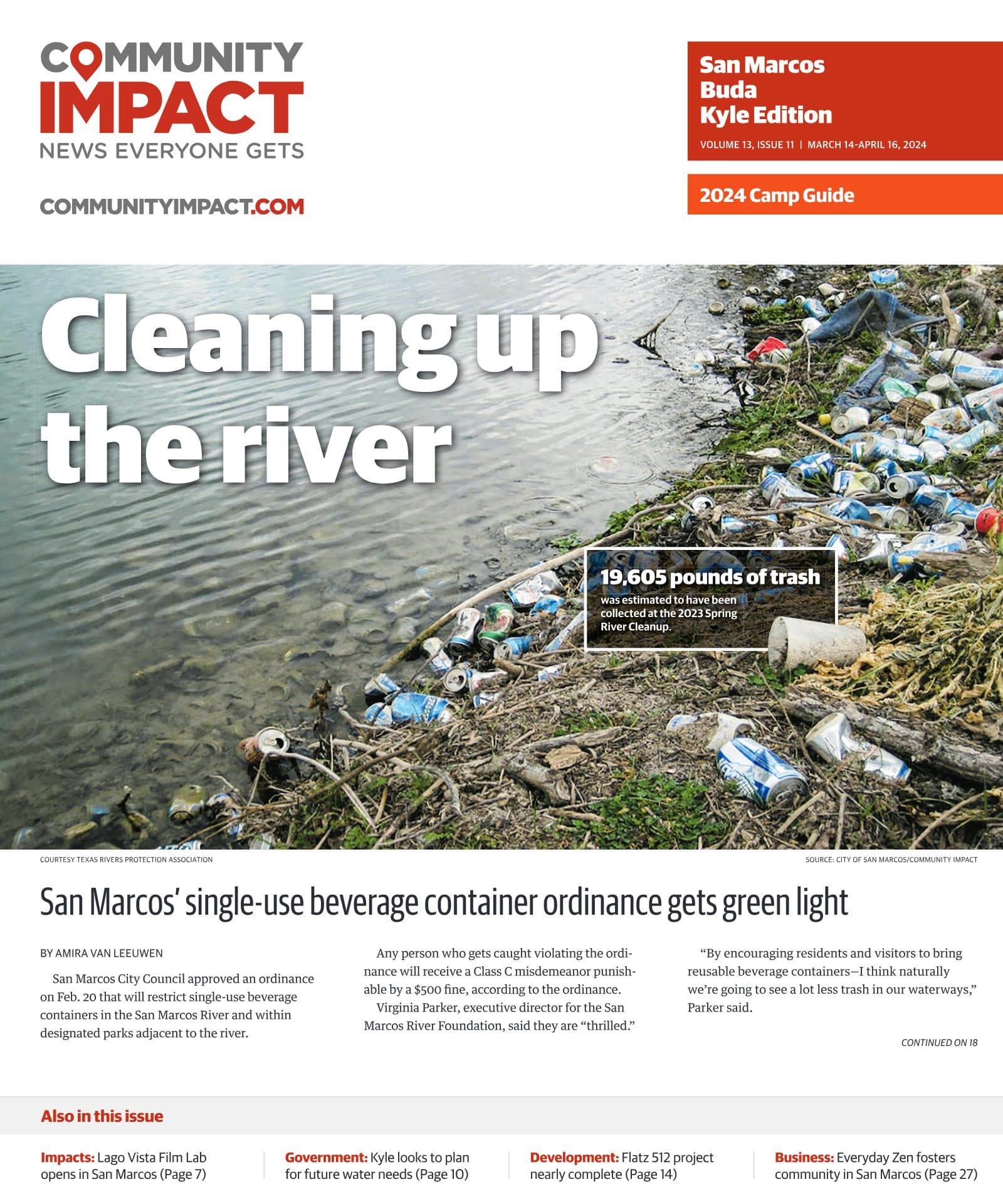 San Marcos - Buda - Kyle cover — March 2024