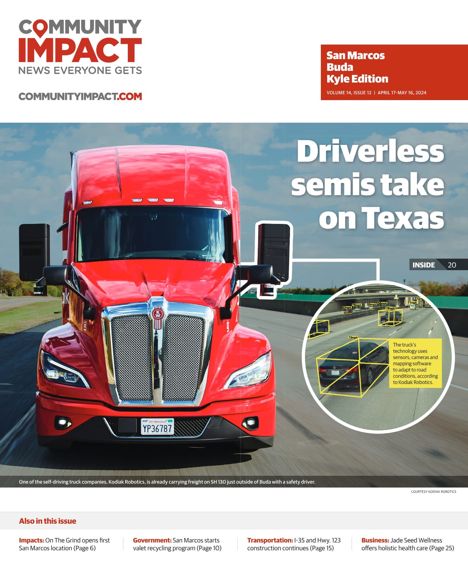 San Marcos - Buda - Kyle cover — April 2024