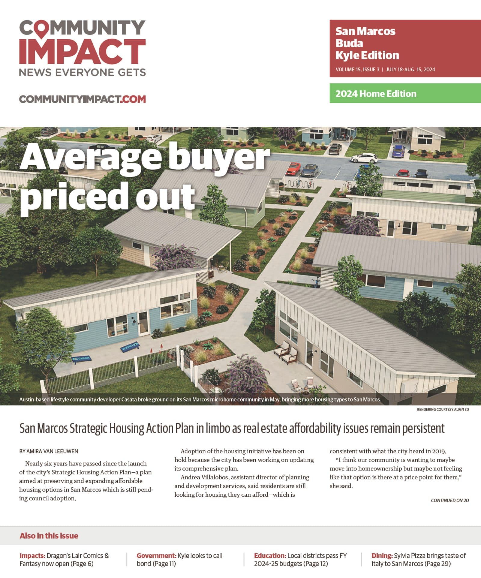 San Marcos - Buda - Kyle cover — July 2024
