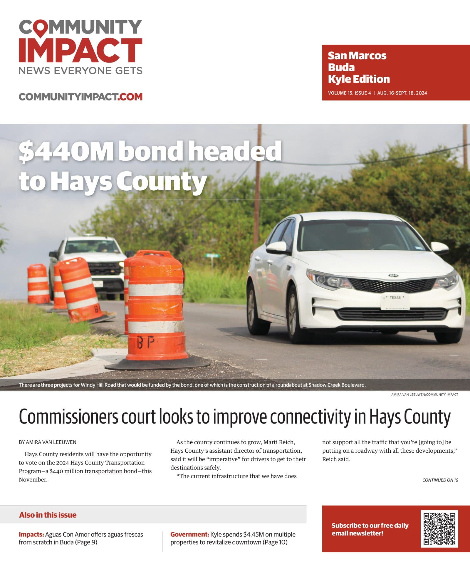 San Marcos - Buda - Kyle cover — August 2024